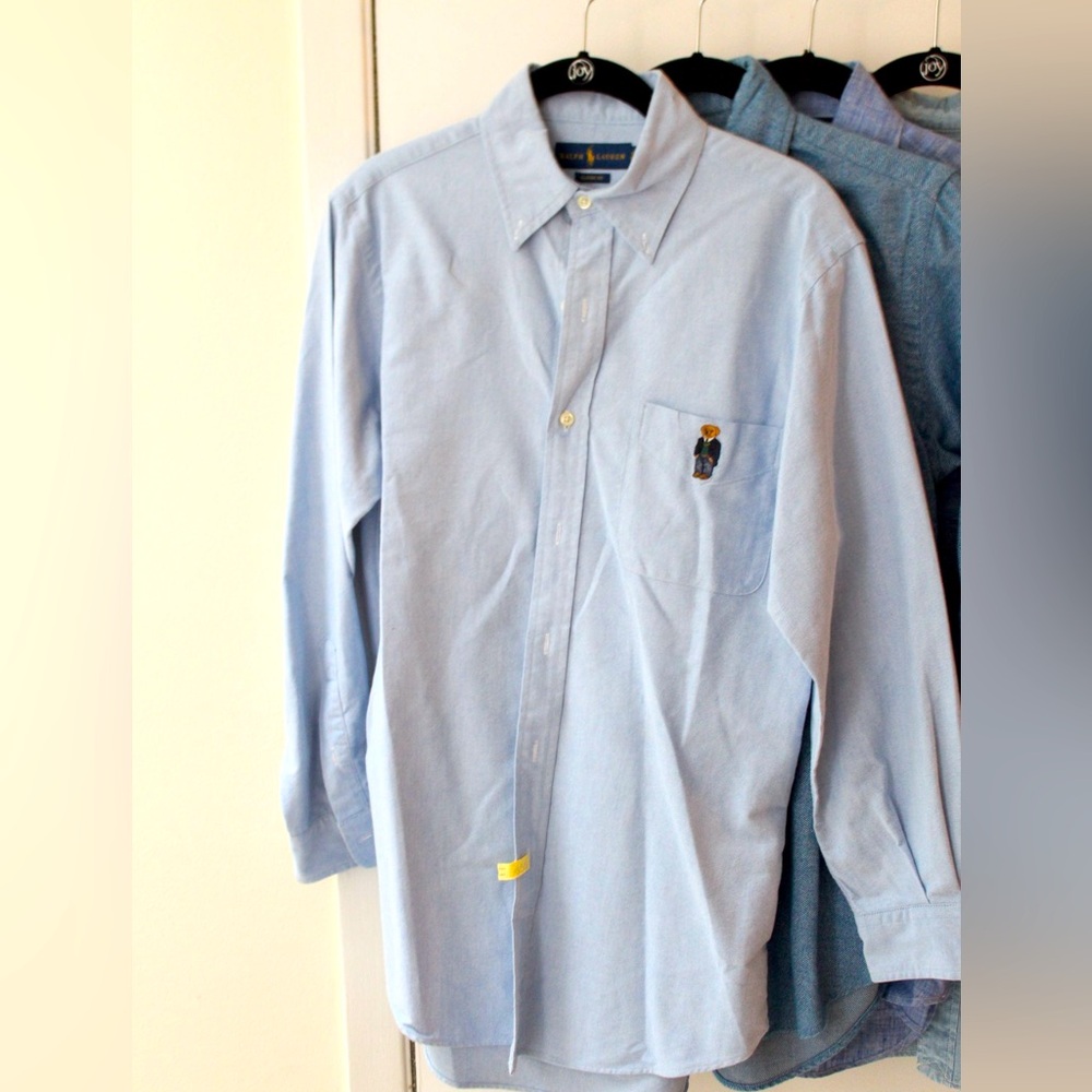 Polo Ralph Lauren Polo Bear Oxford Shirt Men’s S Light Blue